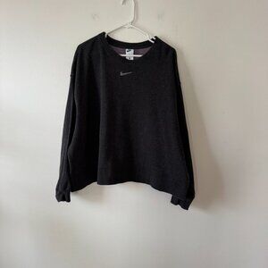 Nike Grey Sweatshirt with Multicolored Logo